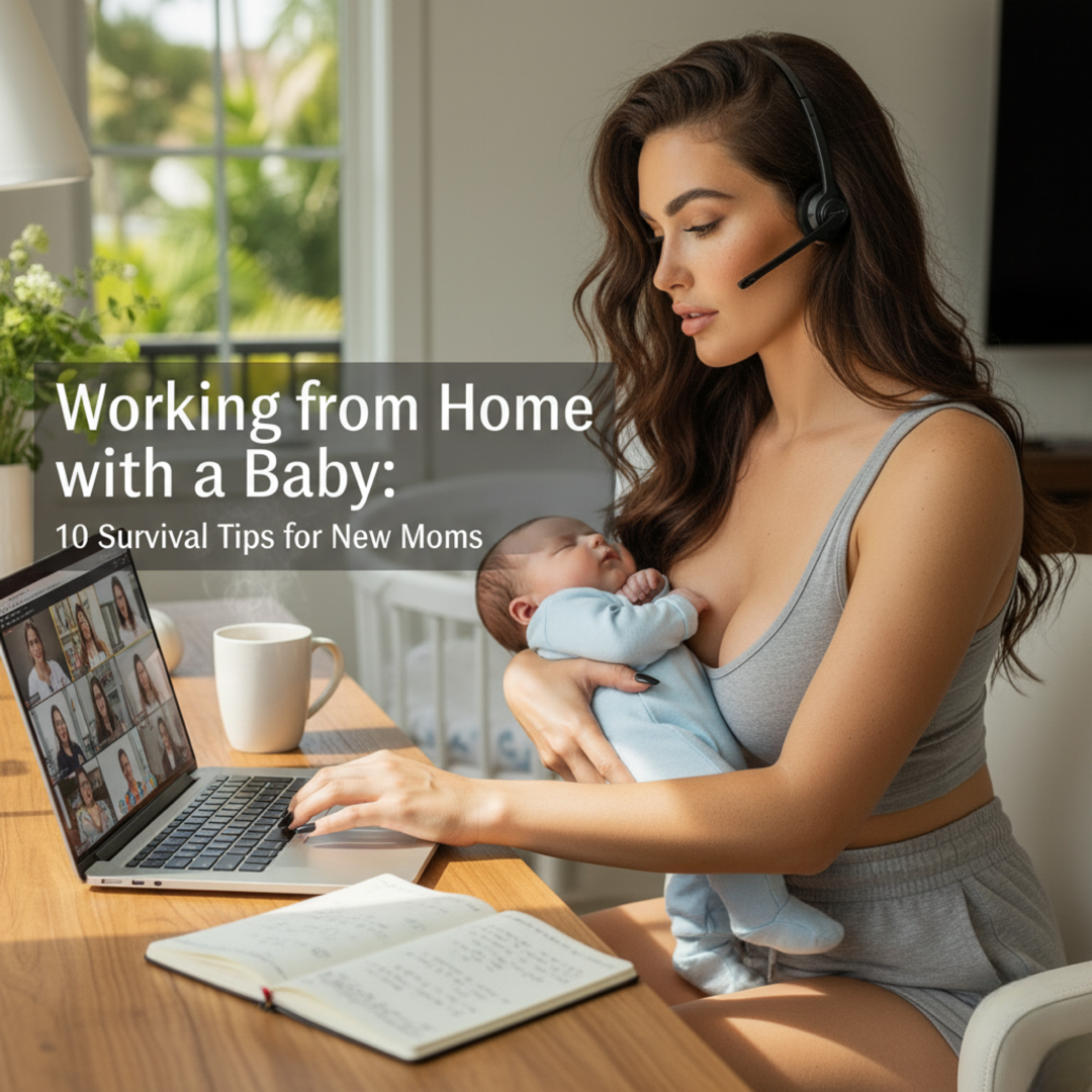 Working from Home with a Baby: 10 Survival Tips for New Moms