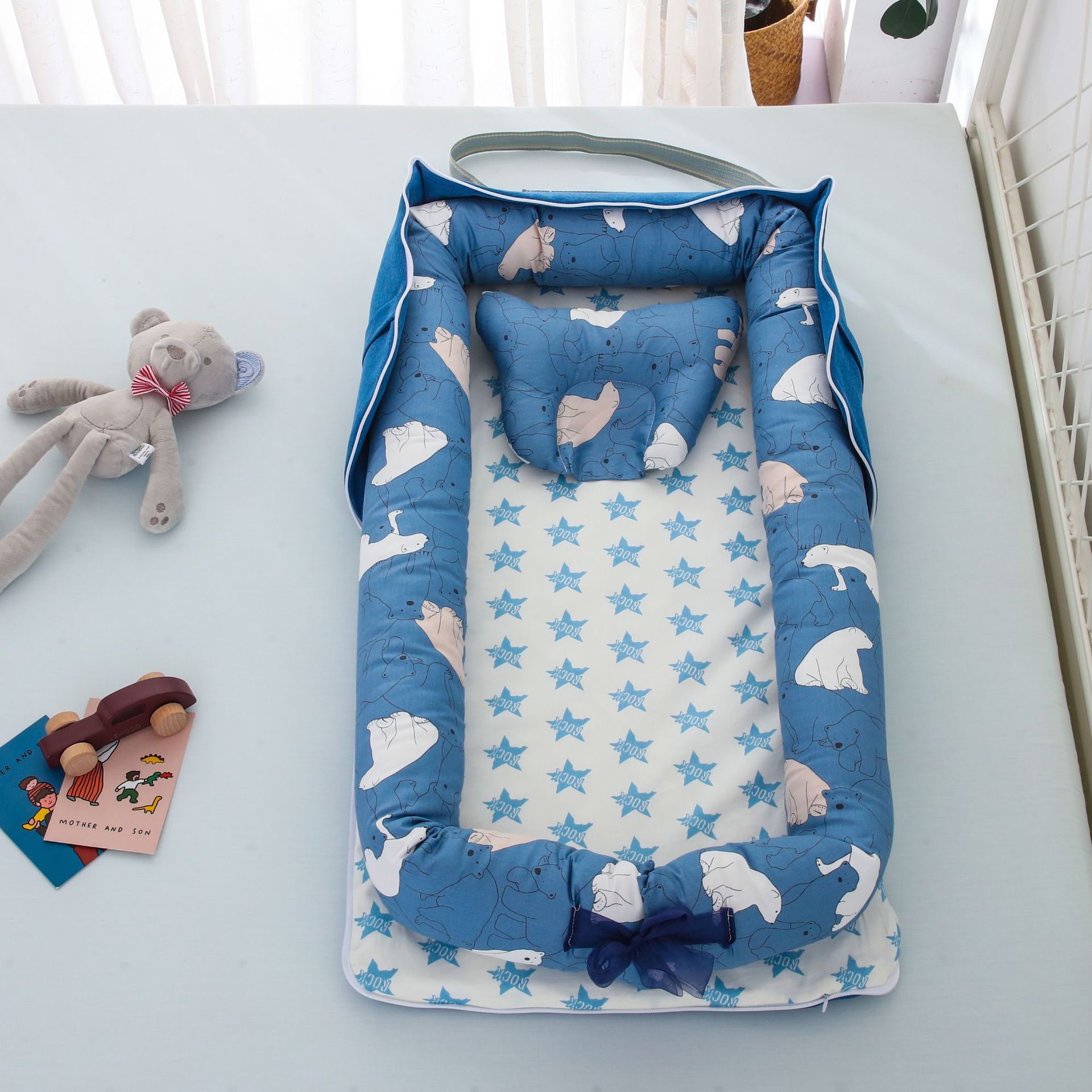 Cotton Cozynest Portable  Baby Bed