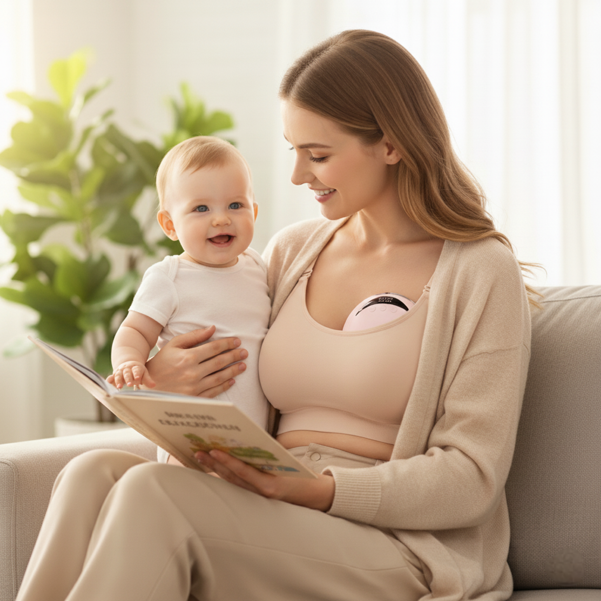 Hands Free automatic Breast wearable  Pump