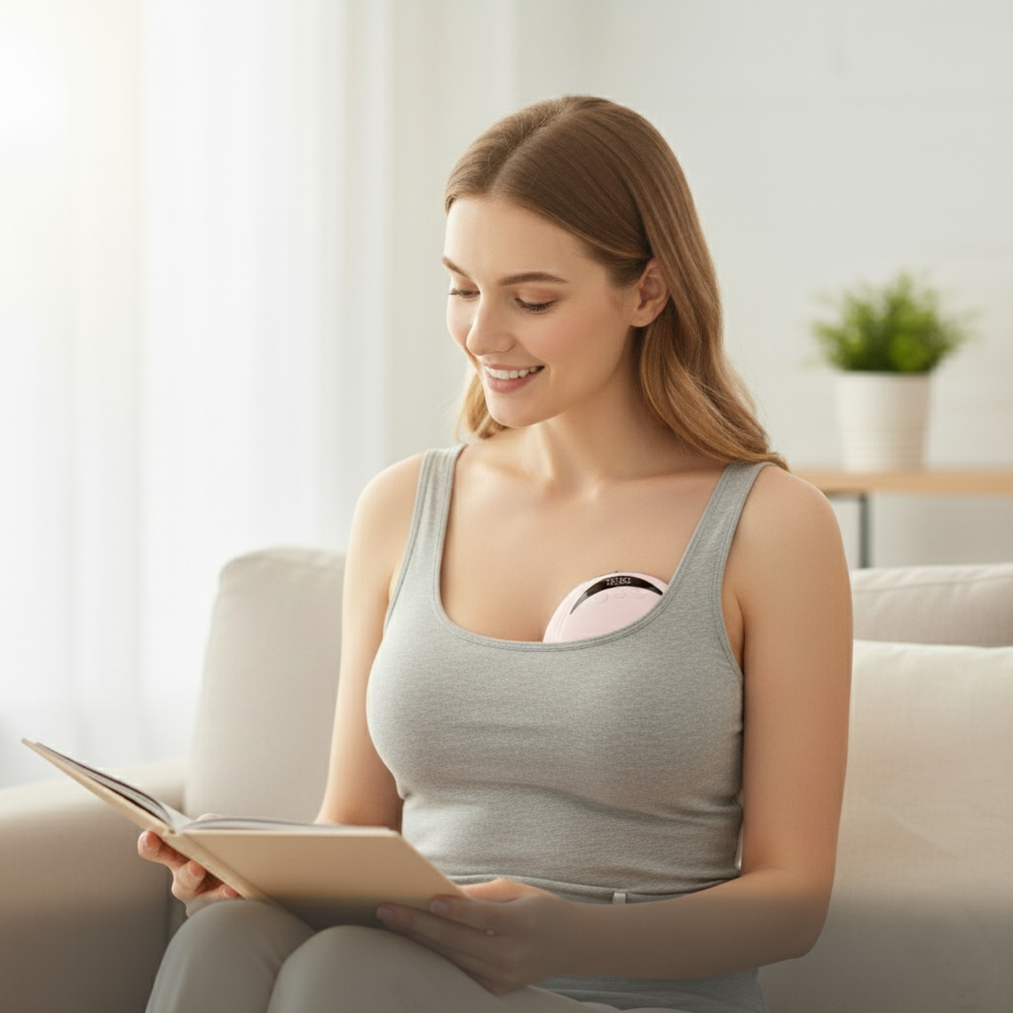 Hands Free automatic Breast wearable  Pump