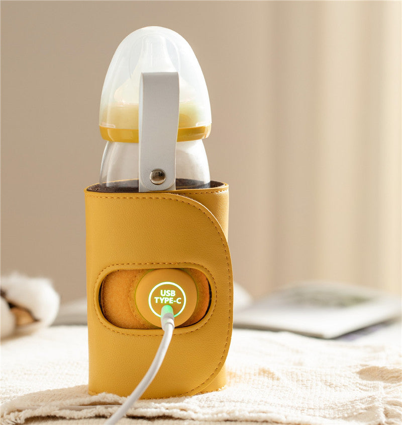 Portable  USB Milk Warmer Sleeve for Calm, Ready Feedings