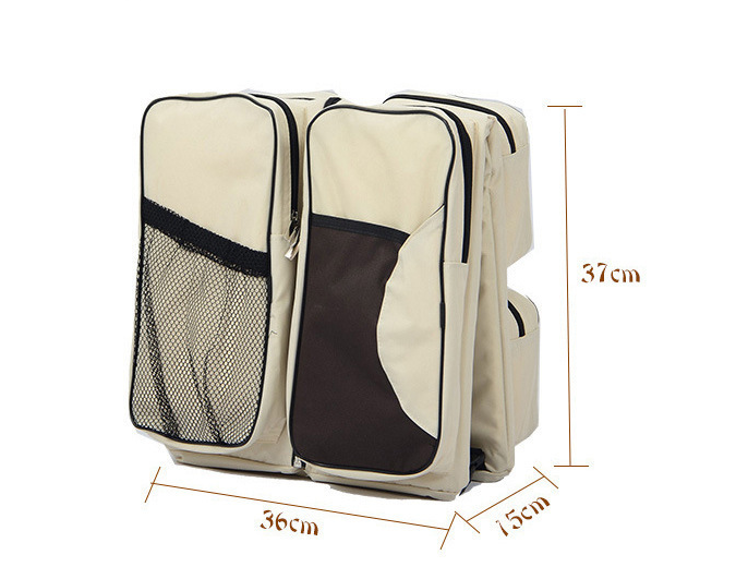 Portable Folding Baby Bed & Mommy Bag in One