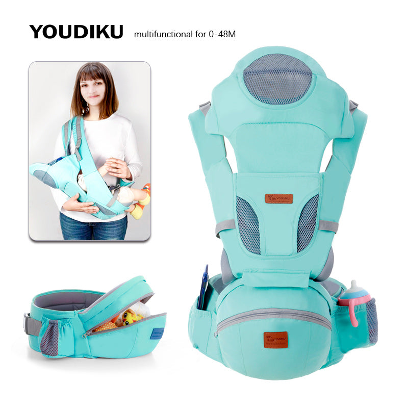 3-in-1 Kangaroo Snuggle Carrier – Safe, Comfy & Hands Free