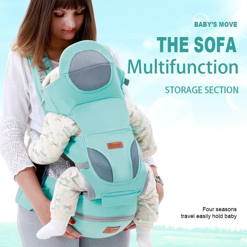3-in-1 Kangaroo Snuggle Carrier – Safe, Comfy & Hands Free