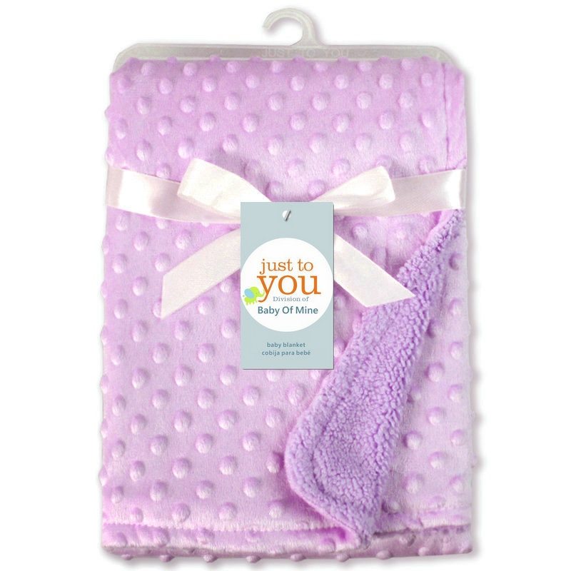 Cozy Baby Dot Blanket: Ultra-Soft Minky for Snuggles