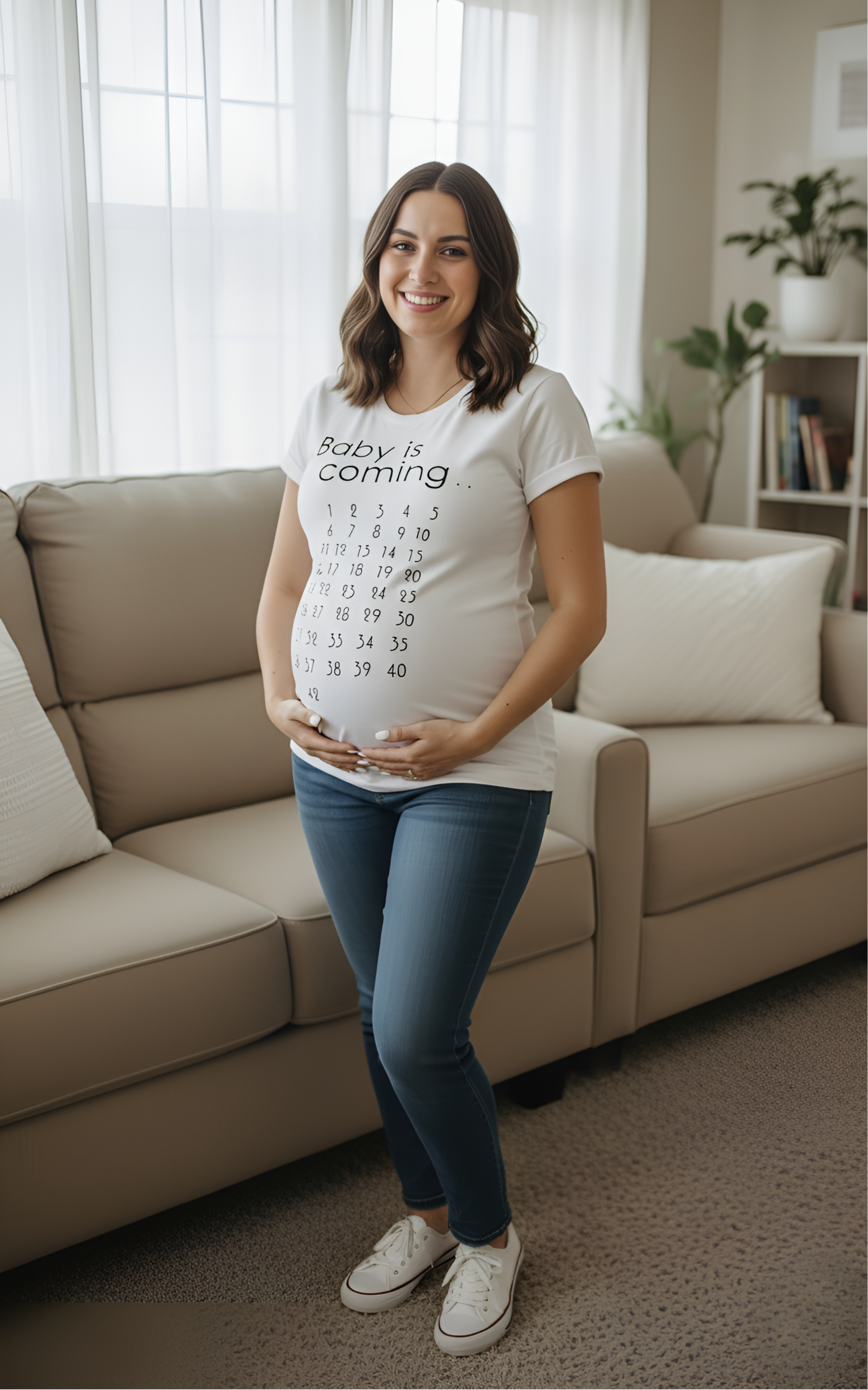 Celebrate the News: “Baby Is Coming” Pregnancy Shirt