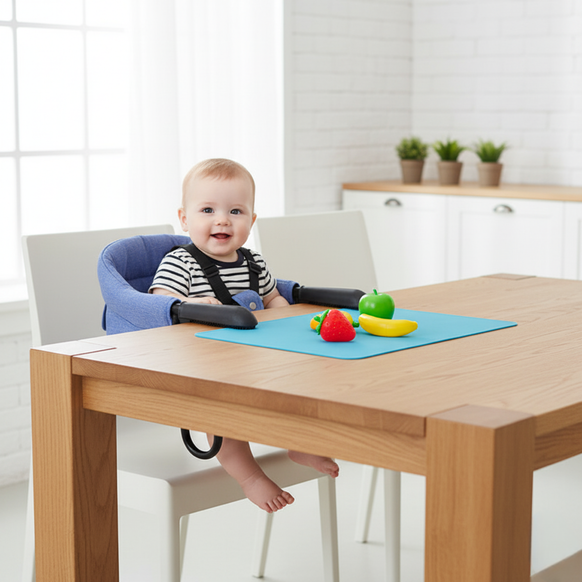 Portable Baby High-Chair Cover for Calm, Cozy Feeding
