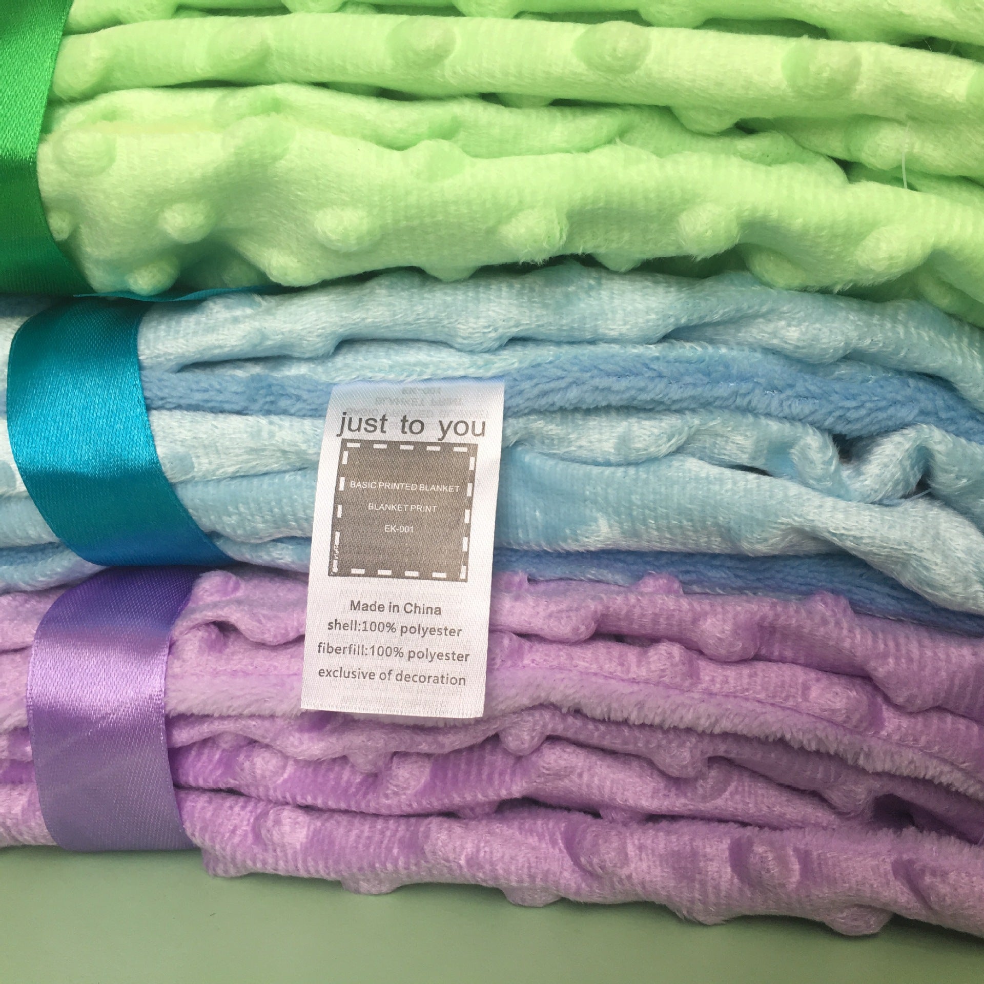 Cozy Baby Dot Blanket: Ultra-Soft Minky for Snuggles