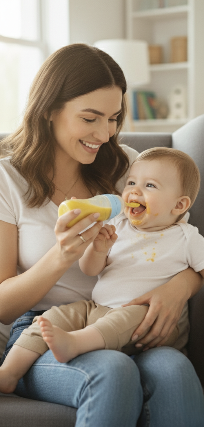Baby Spoon Bottle Feeder