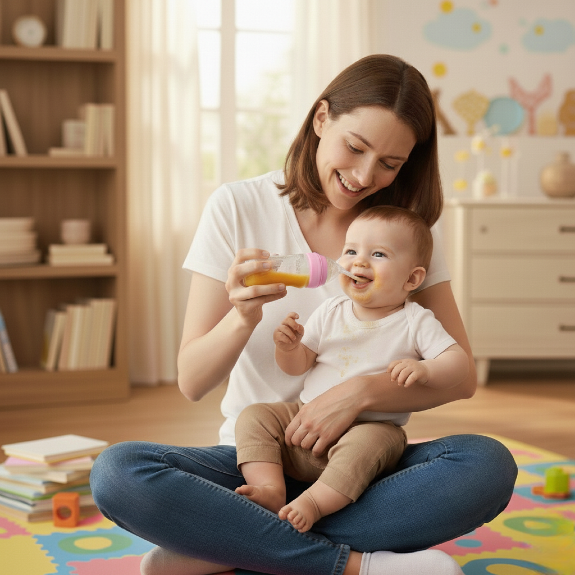 Baby Spoon Bottle Feeder