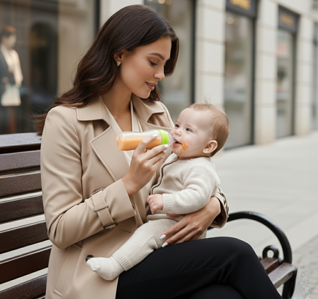 Baby Spoon Bottle Feeder