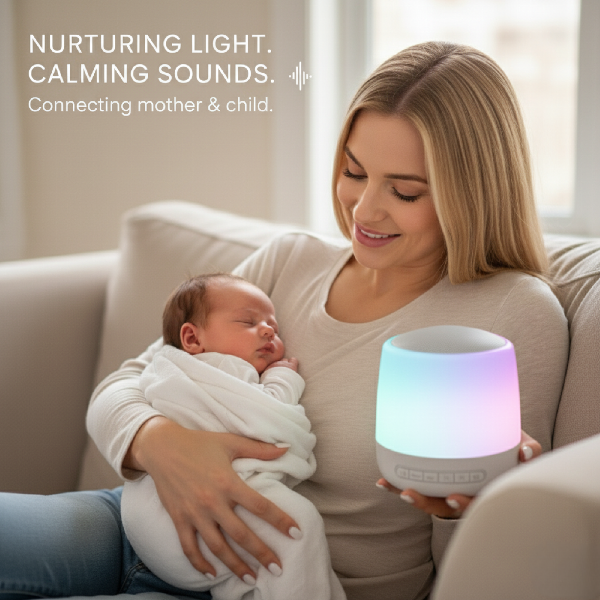 Sleepy Cuddles: Baby Rest White Noise Soother