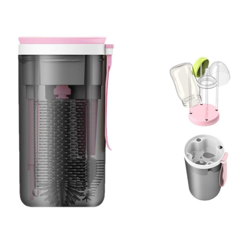 Safe & Gentle Silicone Baby Bottle Cleaning Brush Kit