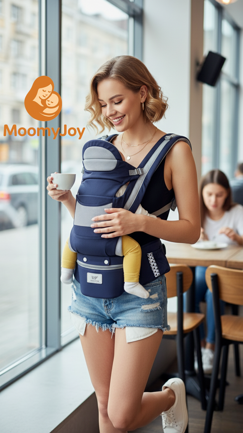 SnuggleSafe Baby Carrier – 3-in-1 Front Facing & Comfy Support