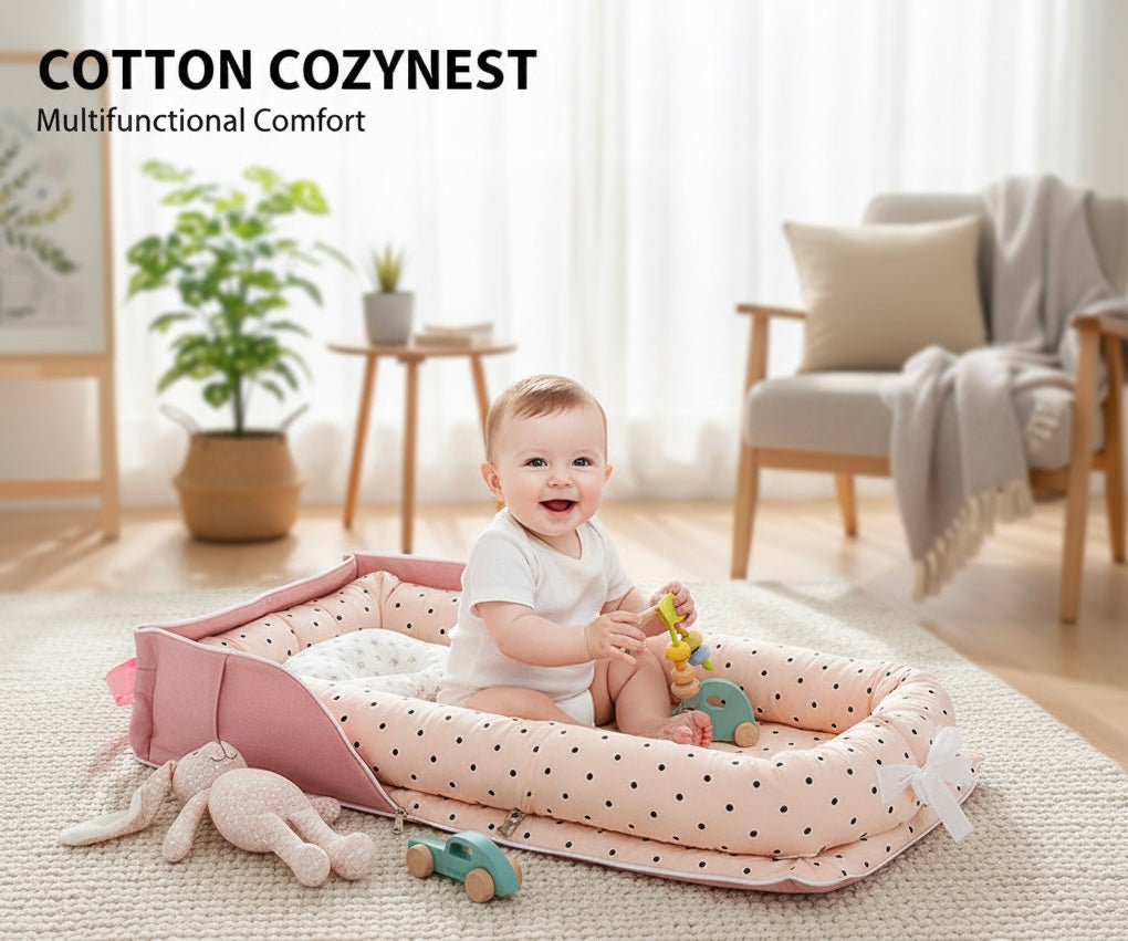 Cotton Cozynest Portable  Baby Bed