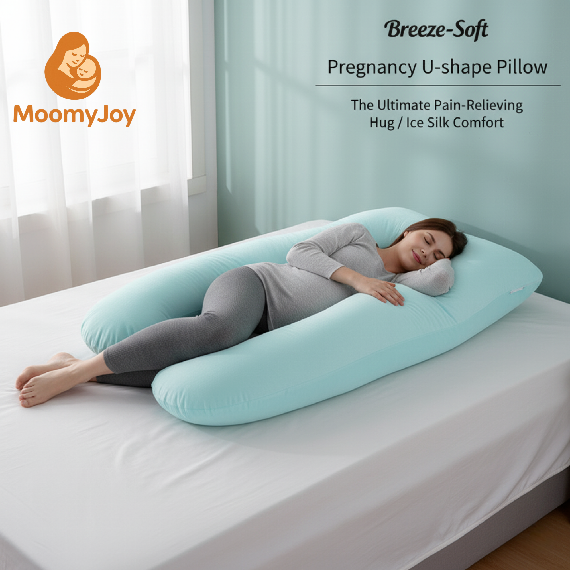 Breeze-Soft Pregnancy U-shape  Pillow