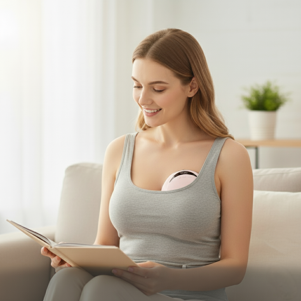 Hands Free automatic Breast wearable  Pump