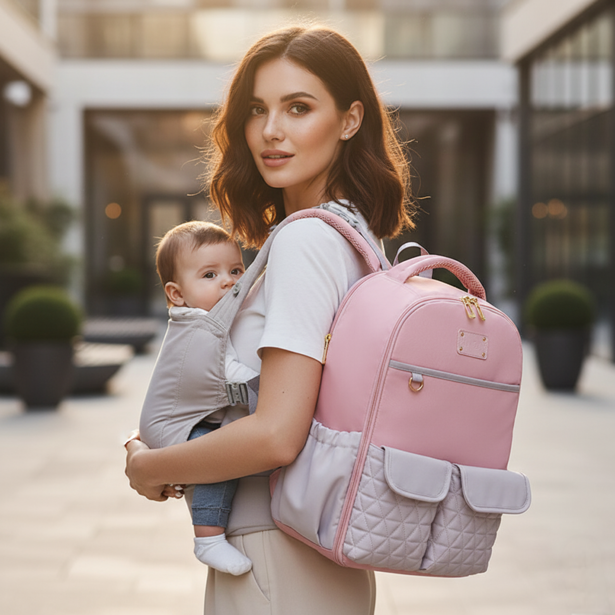 Mummy Bag Large Capacity Multi-pocket Diaper Bag