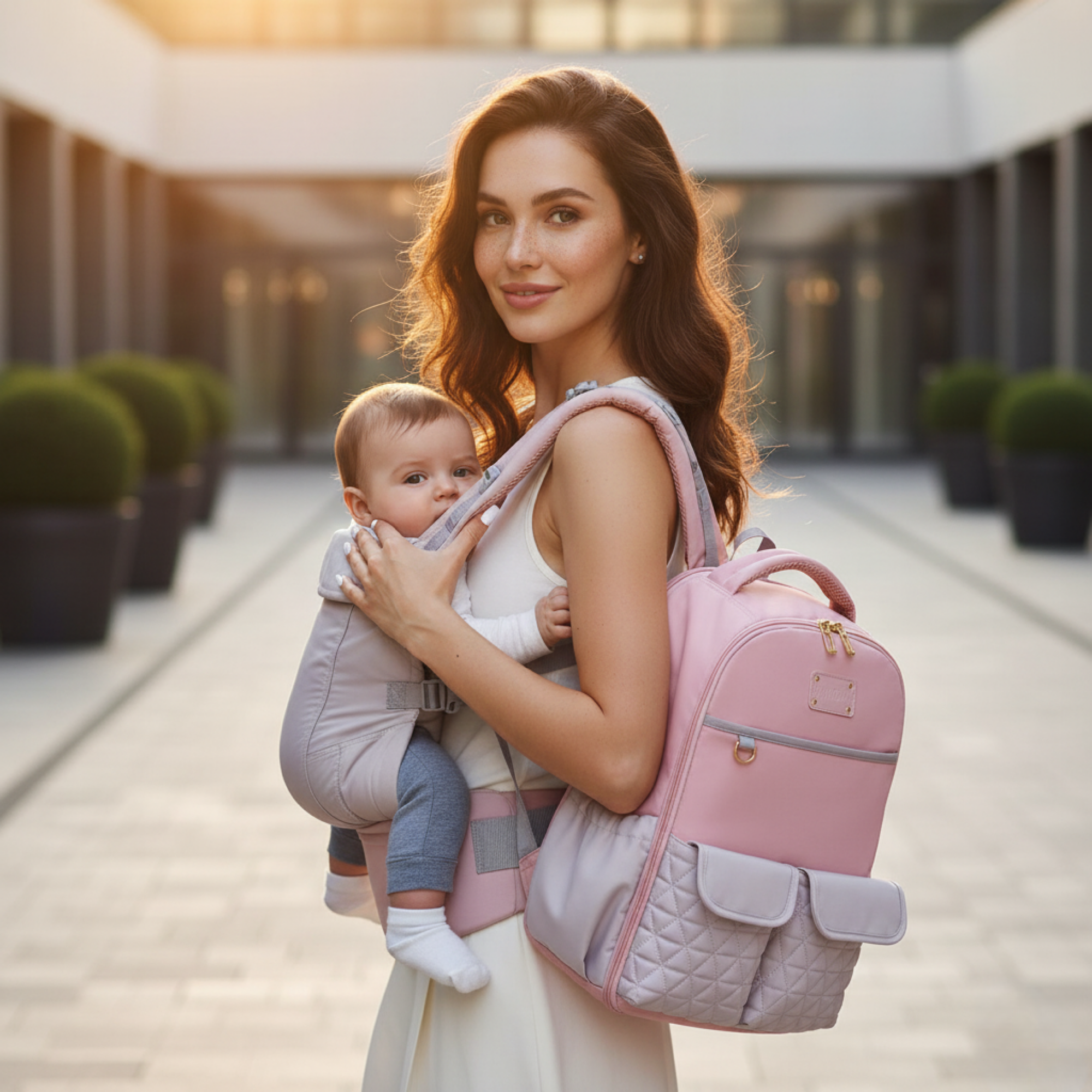 Mummy Bag Large Capacity Multi-pocket Diaper Bag