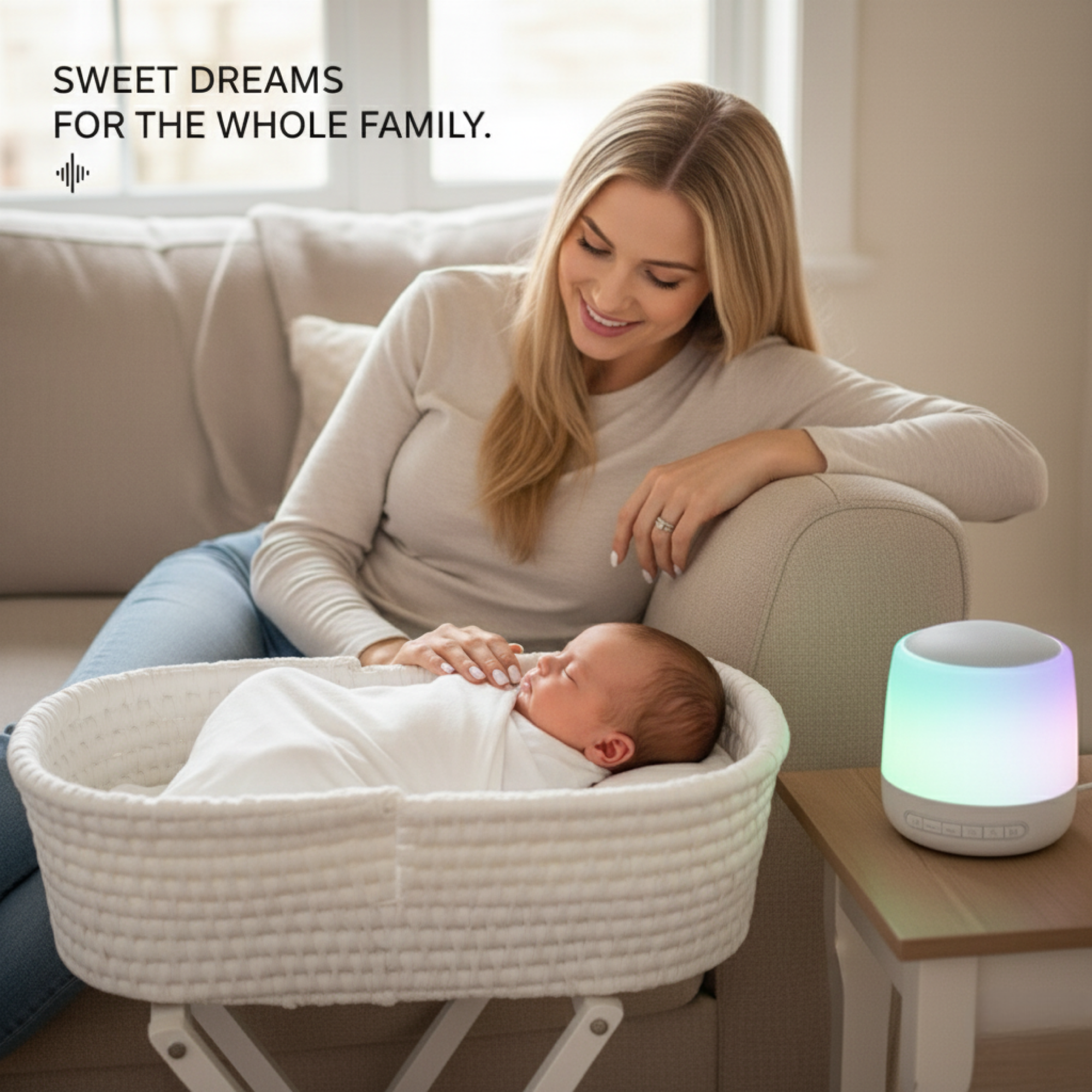 Sleepy Cuddles: Baby Rest White Noise Soother