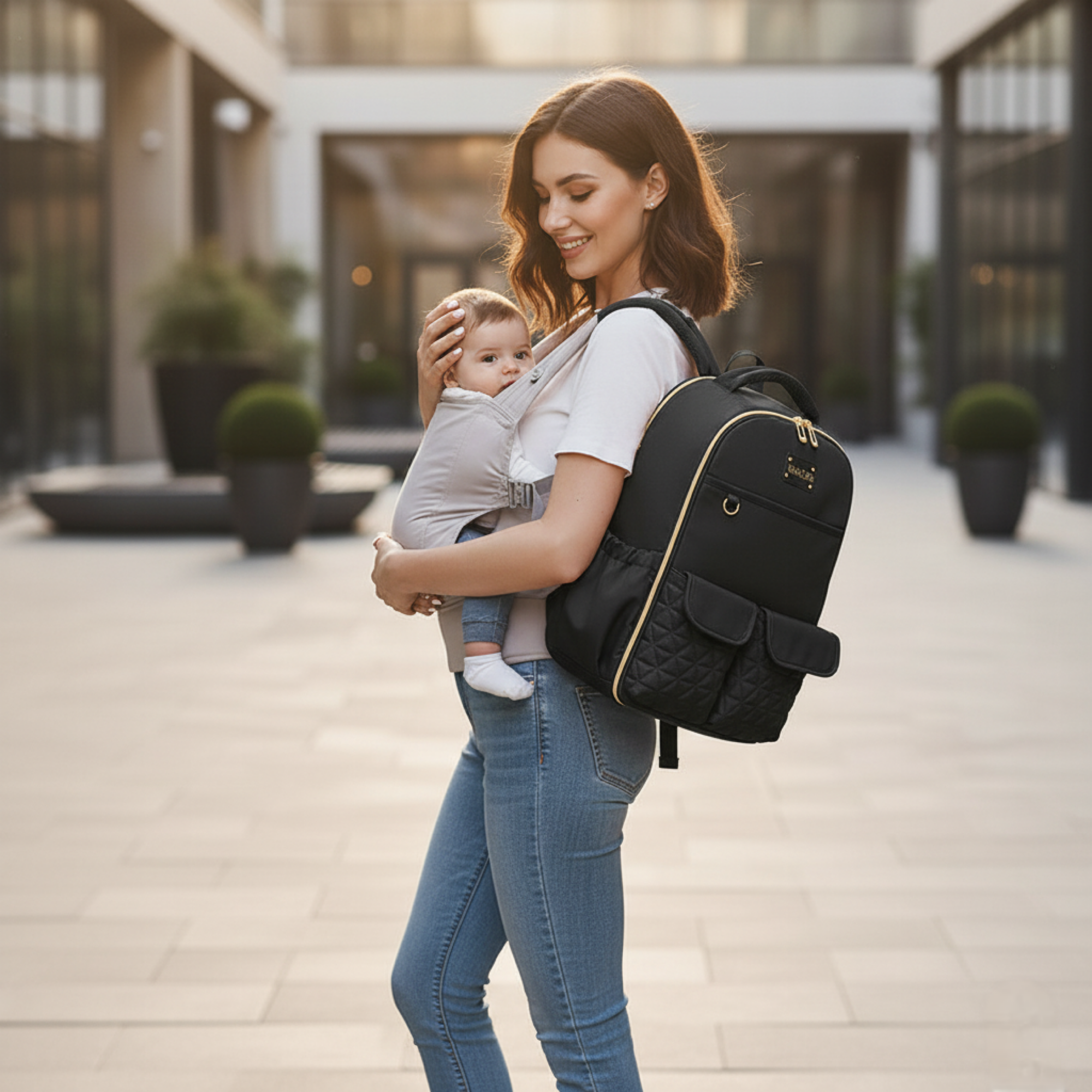 Mummy Bag Large Capacity Multi-pocket Diaper Bag