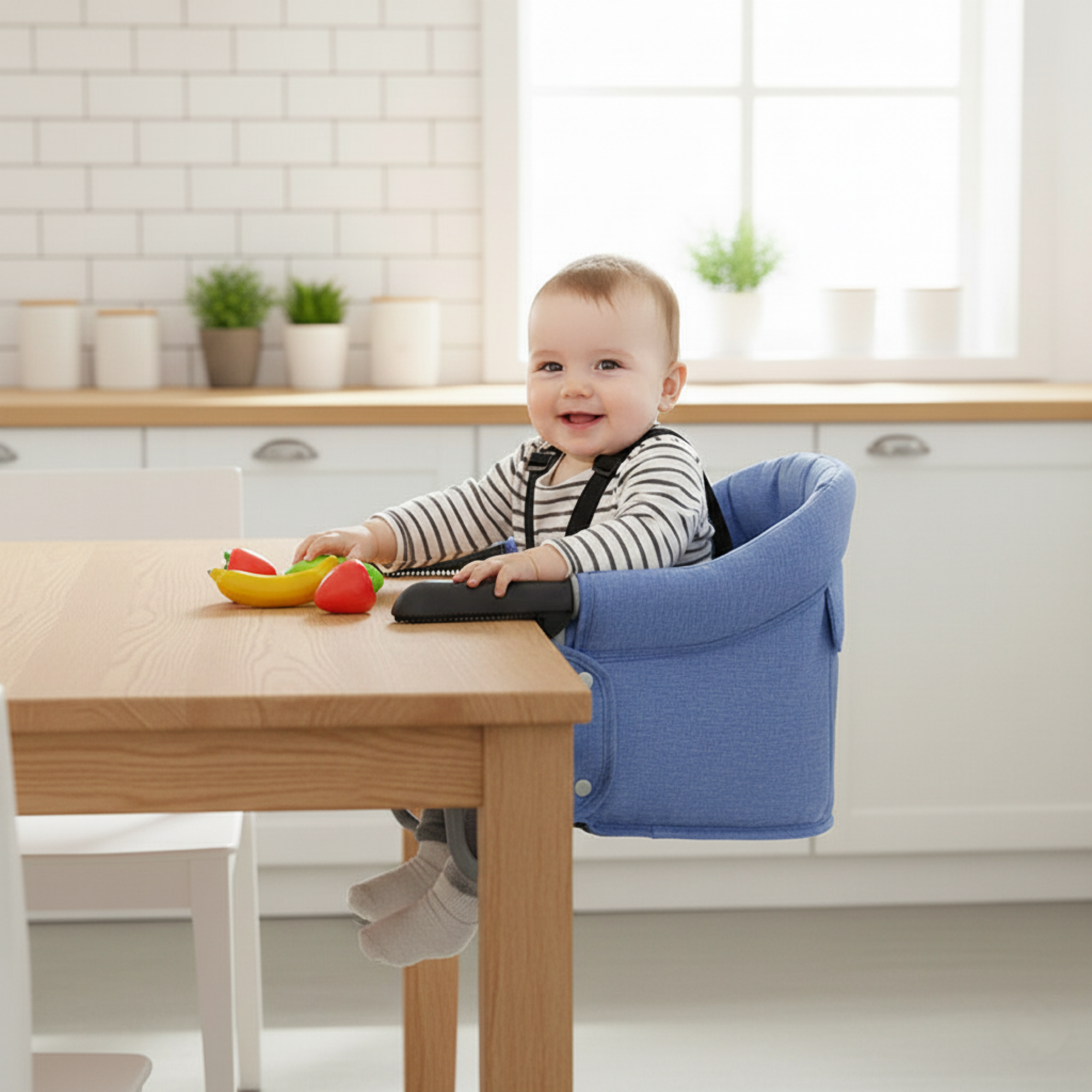 Portable Baby High-Chair Cover for Calm, Cozy Feeding