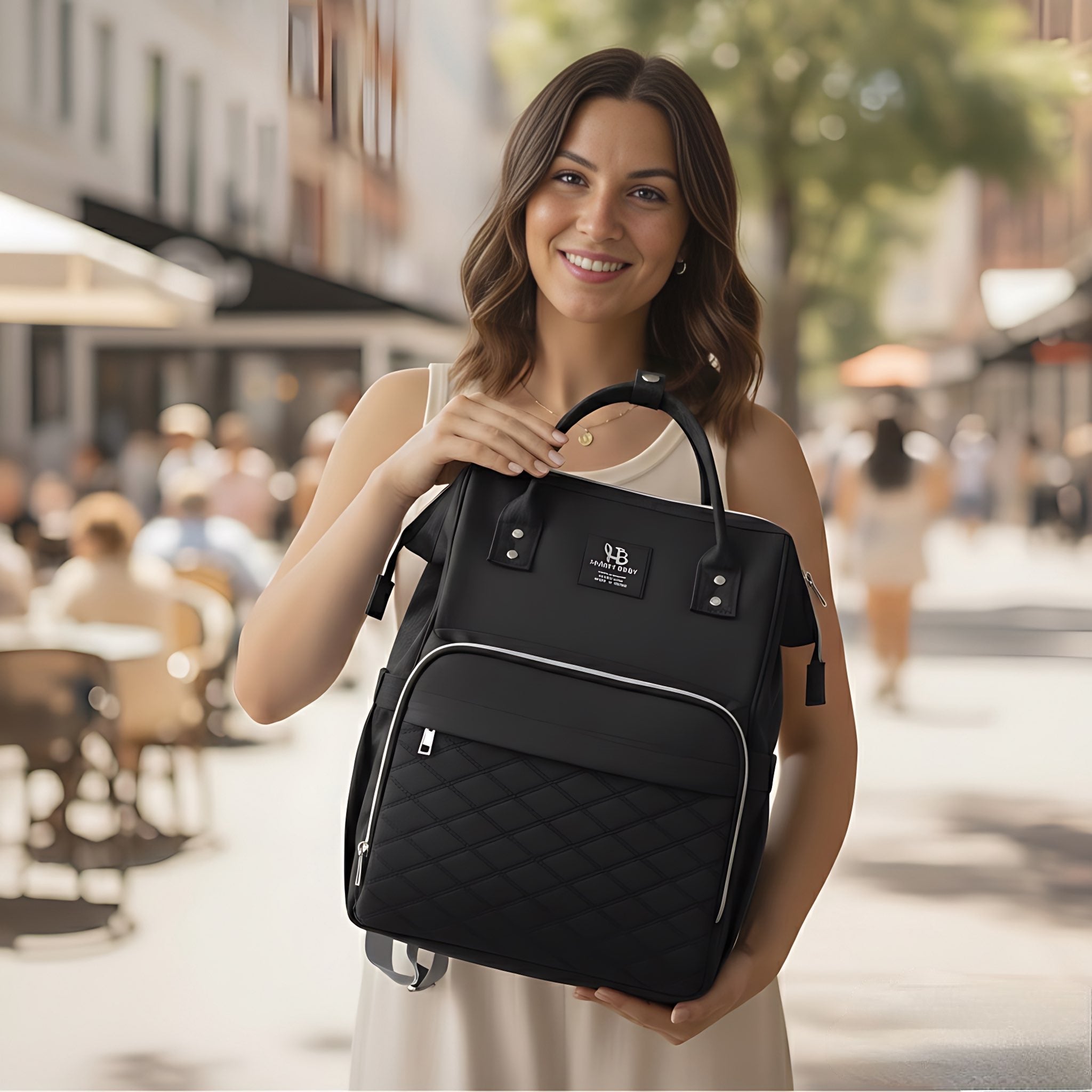 Everyday Comfort Baby Diaper Bag with USB Charging