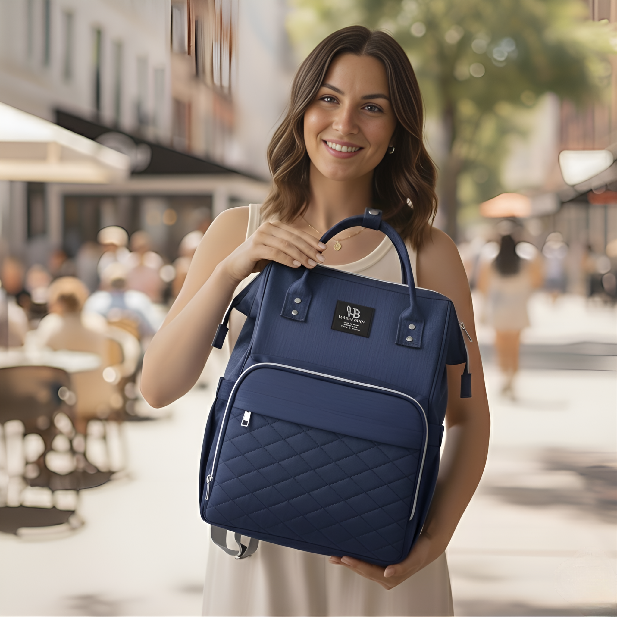 Everyday Comfort Baby Diaper Bag with USB Charging