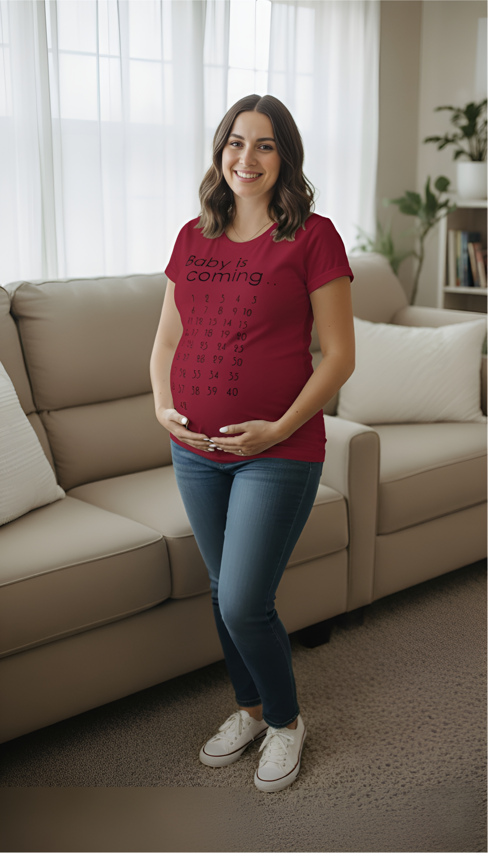 Celebrate the News: “Baby Is Coming” Pregnancy Shirt