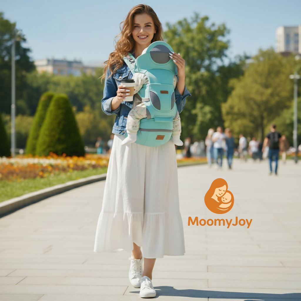 3-in-1 Kangaroo Snuggle Carrier – Safe, Comfy & Hands Free