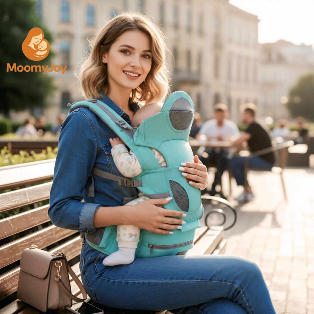 3-in-1 Kangaroo Snuggle Carrier – Safe, Comfy & Hands Free