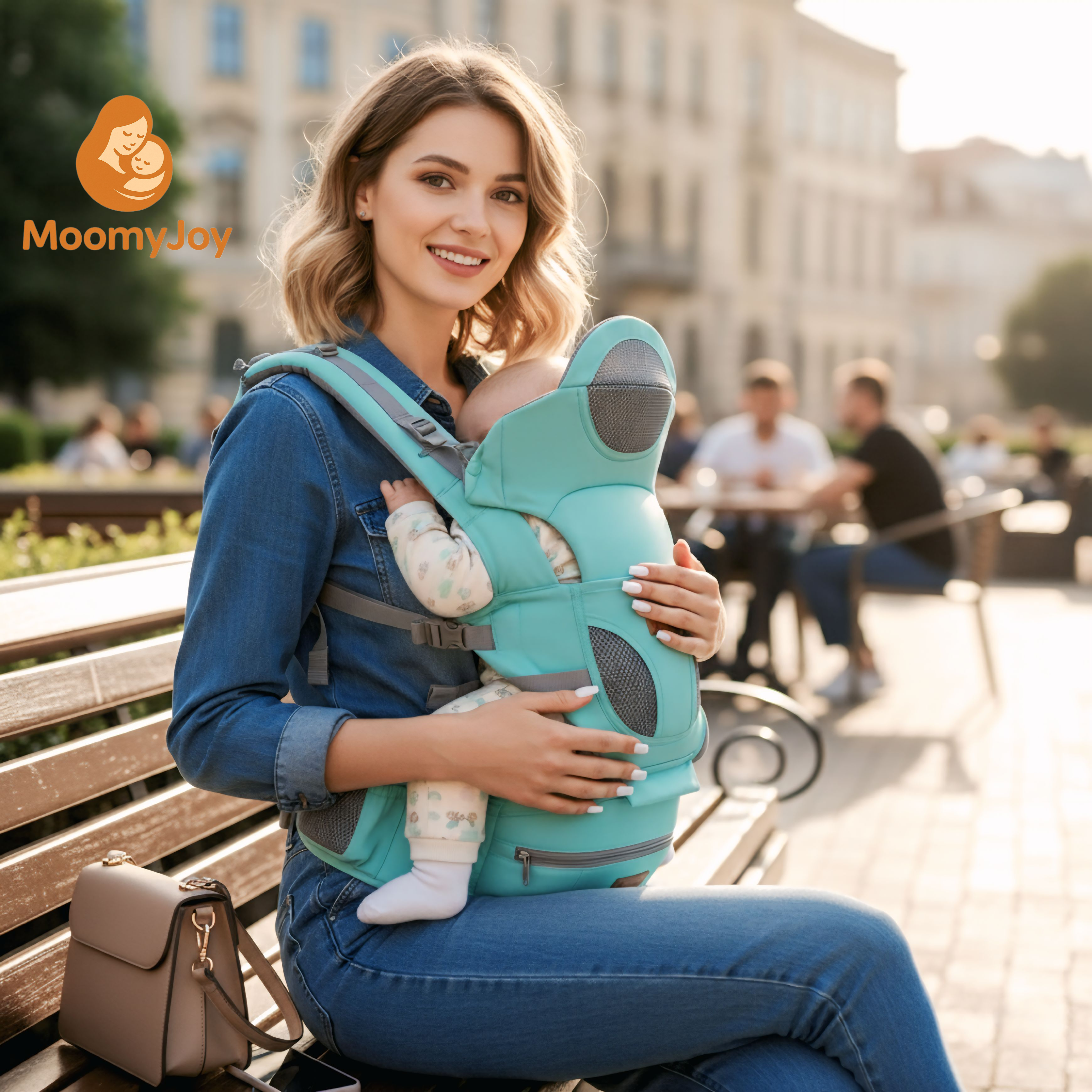 3-in-1 Kangaroo Snuggle Carrier – Safe, Comfy & Hands Free